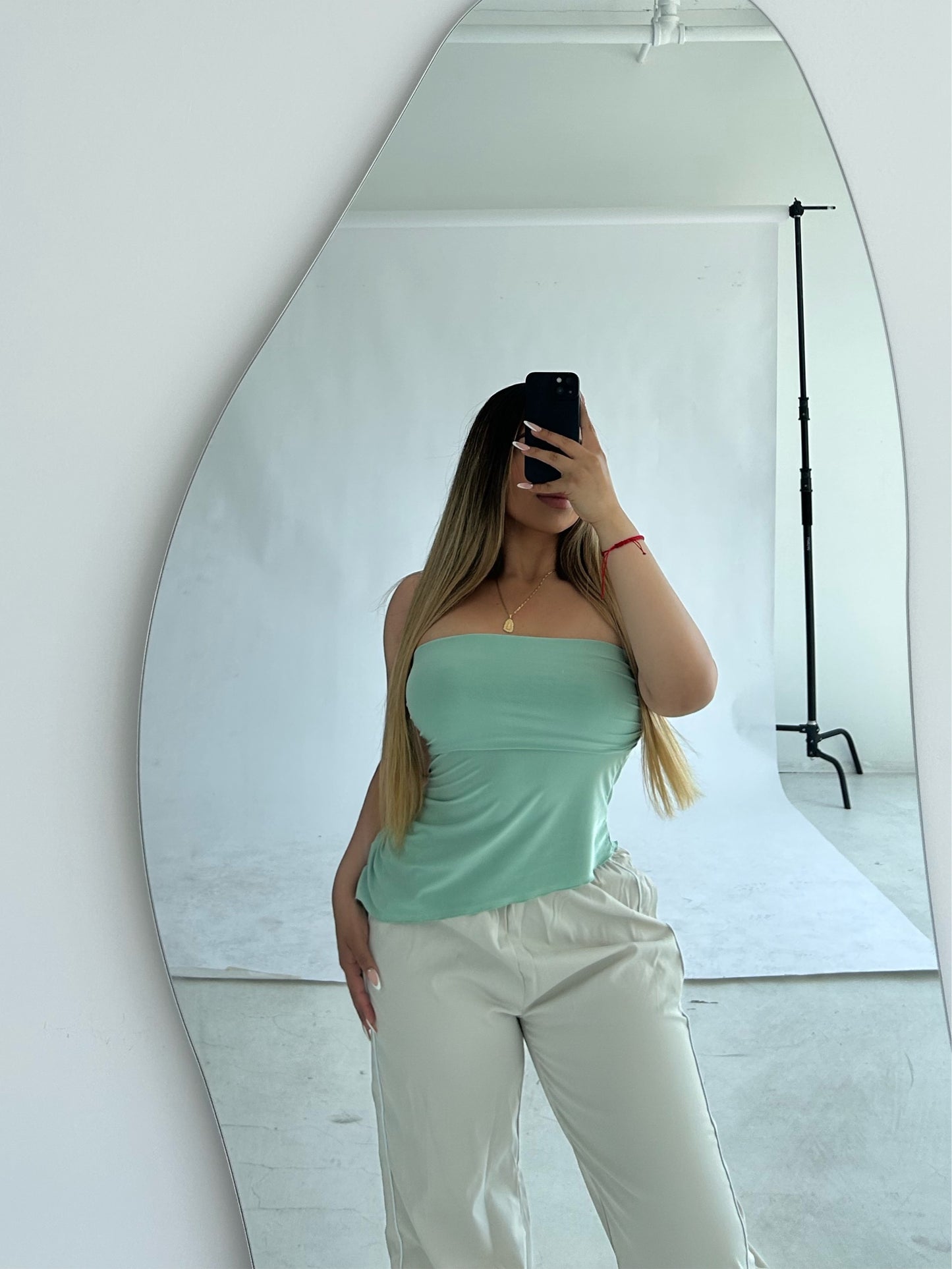 Elle top (Sage green)